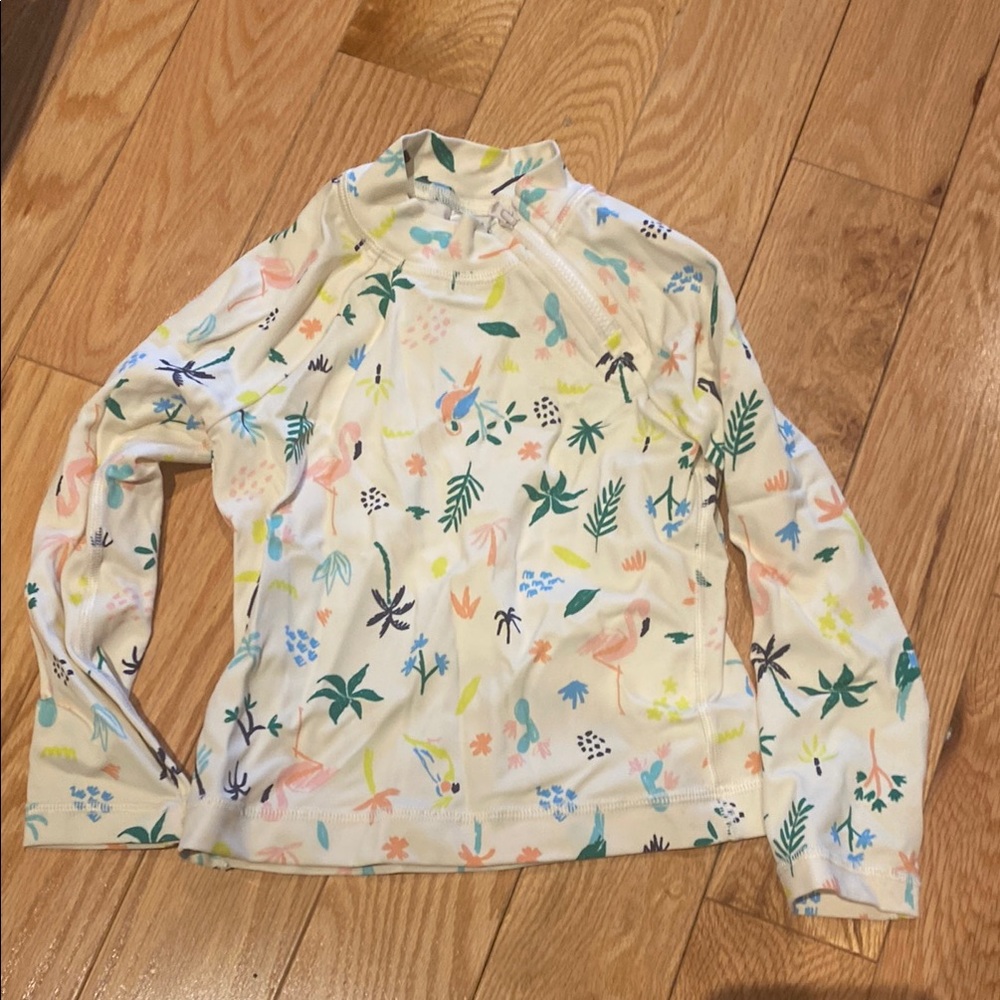 Floral Long Sleeve Rash guard